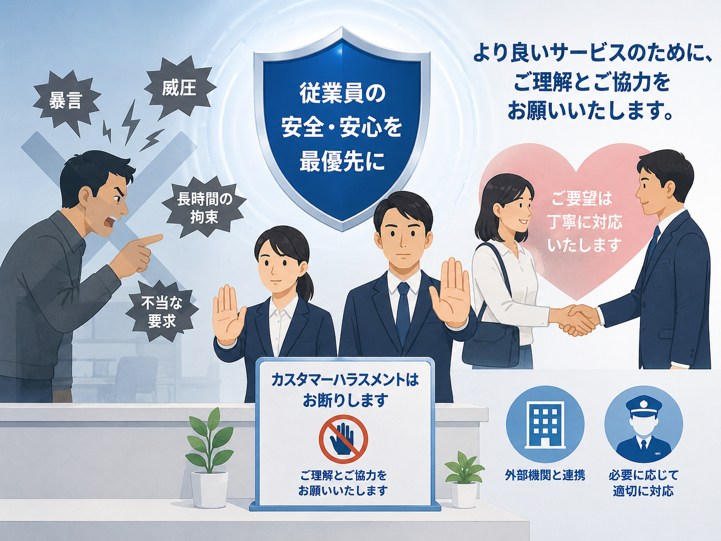 【カスタマーハラスメント対策】
